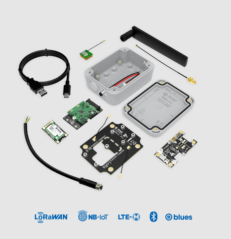 RAK Wireless Blues.ONE LTE-M NB-IoT LoRaWAN Device Blues.IO Notecard