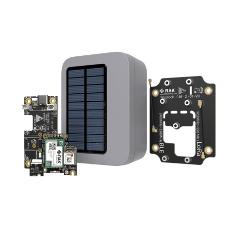 RAK Wireless LoRa IoT WisBlock Kit 2 LoRaWAN GPS Tracker with Solar Panel