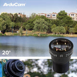 Arducam M12 Lens Kit for Raspberry Pi Camera Fisheye Wide Angle Telephoto (LK003)