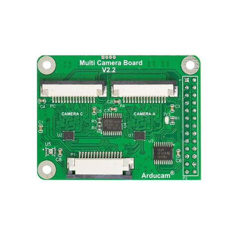 B012001 Arducam Multi Camera Adapter module V2.2 for Raspberry Pi compatible with Arducam MIPI Cameras
