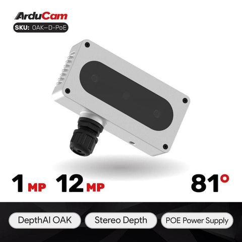 Arducam Camera OpenCV Depth AI Camera Kit OAK-D-POE