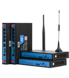 Bivocom IoT Comms Default / B1-B2-B3-B4-B5-B7-B8-B20 (Vodafone) Industrial 4G LTE Cellular WiFi Router 4-LAN - TR341 Series (AU Freq.)