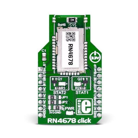 MikroElektronika Click Wireless Connectivity RN4678 click - MikroElektronika Bluetooth 4.2 Dual Mode Module