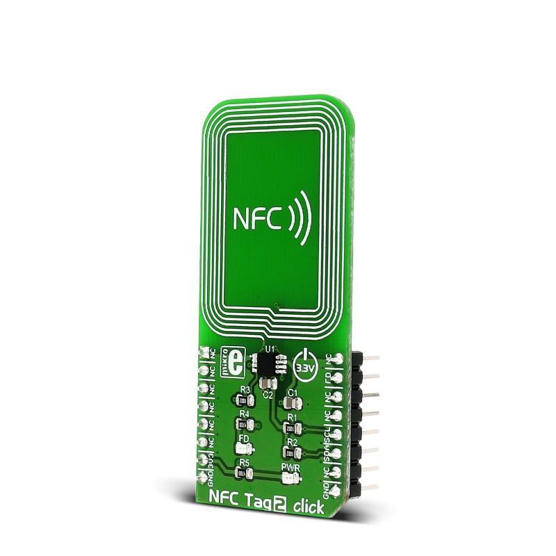 NFC Tag 2 Click - MikroElektronika Energy Harvesting NFC Type 2 Tag