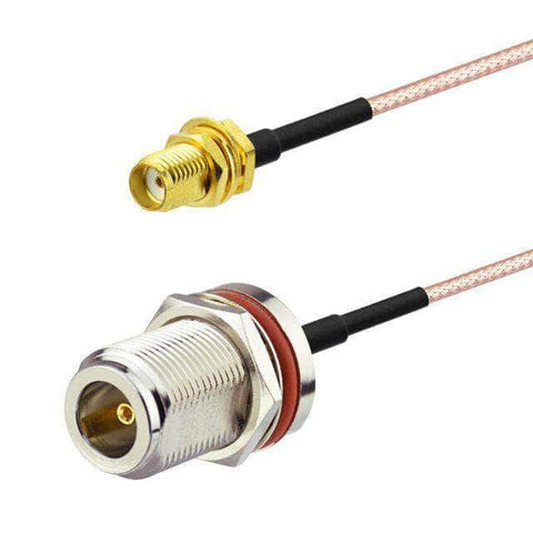 SparkFun Antenna 2 Metres RG178 Pigtail Cable N Female to SMA Female