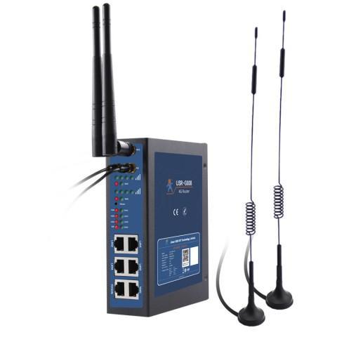 USR IOT IoT Comms Industrial Dual SIM 4G LTE WiFi Wireless Router USR-808-AU