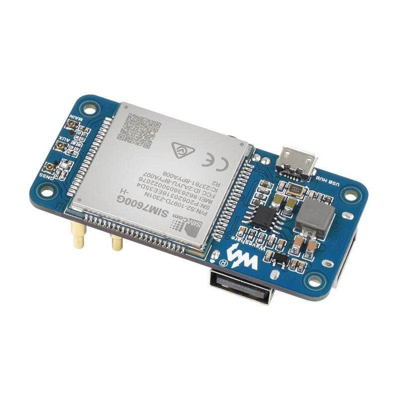 SIM7600GH 4G LTE GPS GNSS HAT for Raspberry Pi LTE Cat4 Global