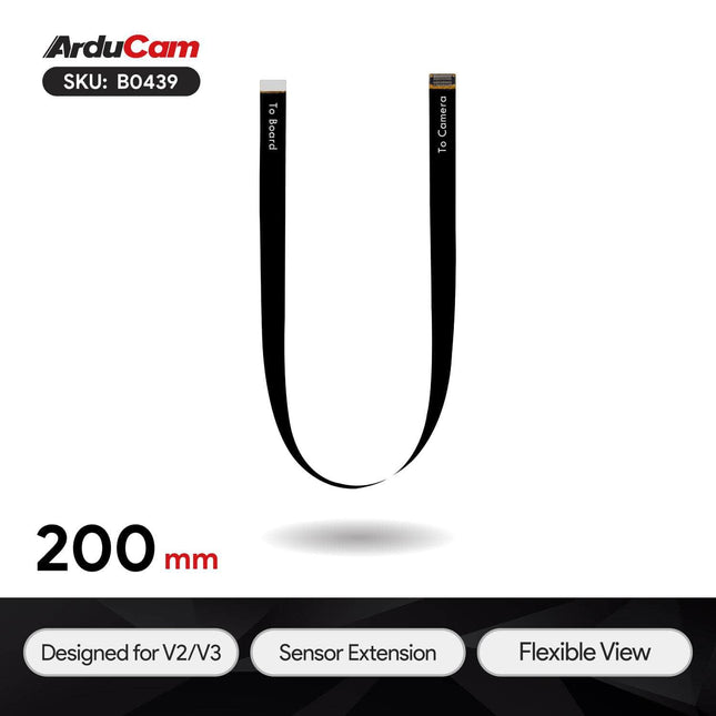 Arducam Camera 200mm Sensor Extension Cable for Raspberry Pi and Jetson Camera B0439