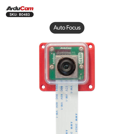 Arducam Camera Arducam 1/1.32" 64MP Auto Focus Camera Module for Raspberry Pi B0483