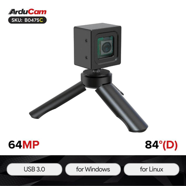 Arducam Camera Arducam 64MP Motorized Focus USB 3.0 Camera with Case B0475C