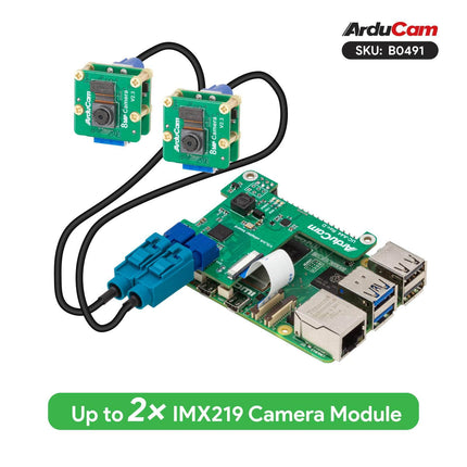 Arducam Camera Arducam IMX219 V3Link FPD-Link Camera Kit for Raspberry Pi B0491
