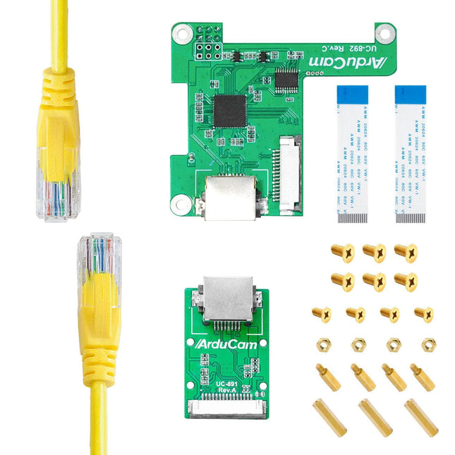 Arducam Camera Arducam LAN Cable Extension Kit for Raspberry Pi Cameras U6248