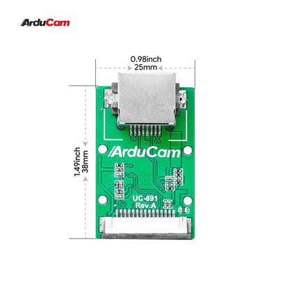 Arducam Camera Arducam LAN Cable Extension Kit for Raspberry Pi Cameras U6248