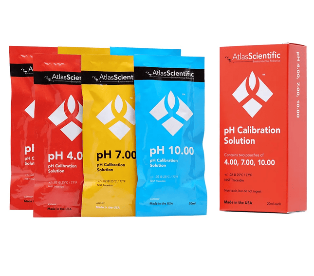 Atlas Scientific Water Quality pH Calibration Set (6 pouches)