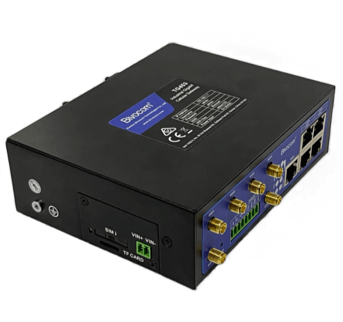 TG453 Industrial 5G/4G Gigabit IoT Router WiFi Edge Gateway DIN-Rail