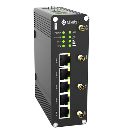 Ur35 Router Milesight UR35 Industrial 4G LTE Cellular Router Dual Sim Red-Certifie ...