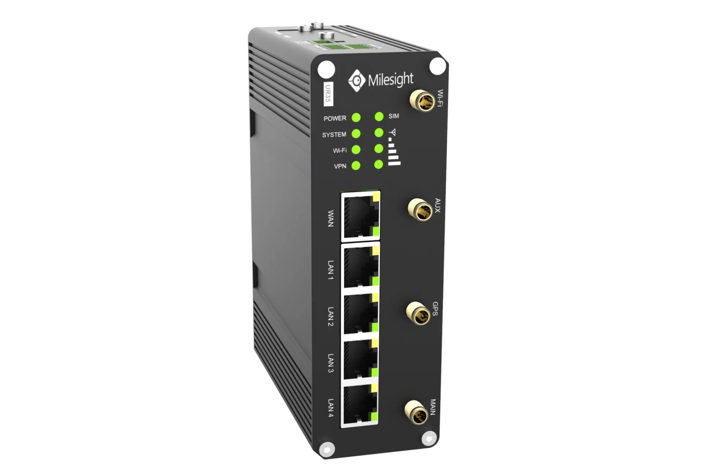 Milesight UR35 Industrial 4G LTE Cellular Router Dual Sim Red-Certifie ...