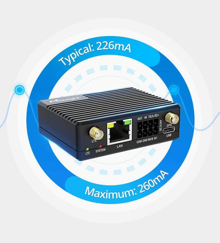 Milesight IOT (Ursalink) Modem-Router Milesight UR41 4G Mini Industrial Cellular Router GPS Ultra Low Power