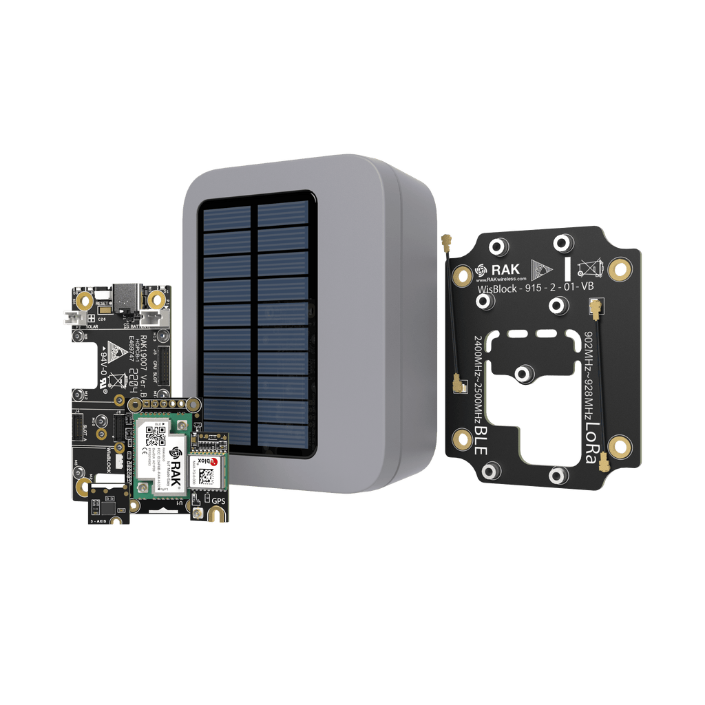 WisBlock Kit 2 LoRaWAN GPS Tracker with Solar Panel