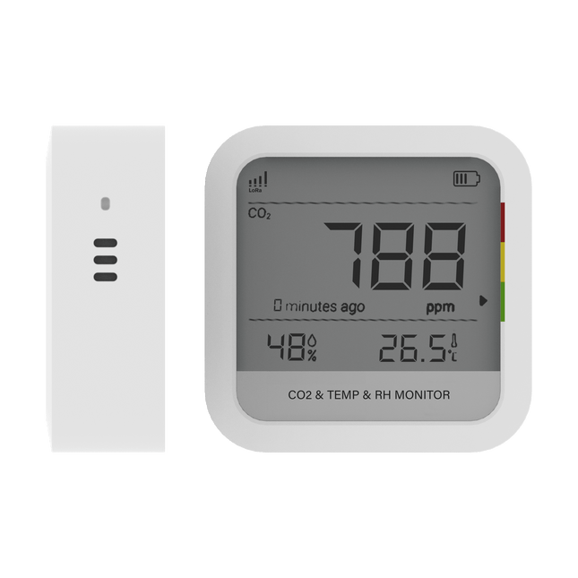 RAK Wireless LoRaWAN QingPing LoRaWAN CO2, Temperature & Humidity Monitoring Sensor