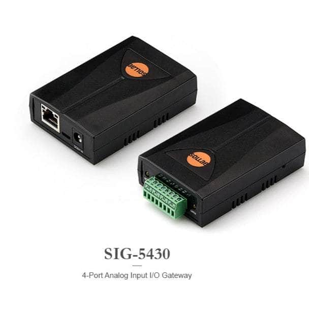Sollae Systems IOT Edge Gateway Sollae SIG-5430 4-Port Analog Input I/O Gateway