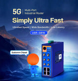 USR IOT IoT Comms USR-G816 5G Multi-Port Industrial Cellular Router