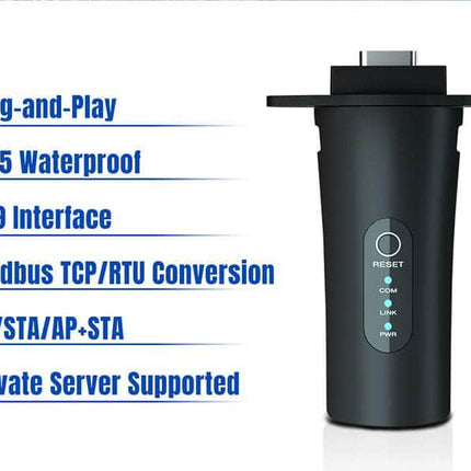 USR IOT IoT Comms USR-S100-WA12 WiFi Solar Data Stick DB9 RS232 Waterproof