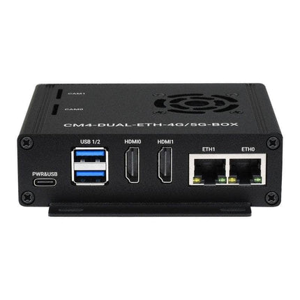 Waveshare IoT Board Dual Gigabit Ethernet 5G/4G Raspberry Pi Compute Module 4 with Fan