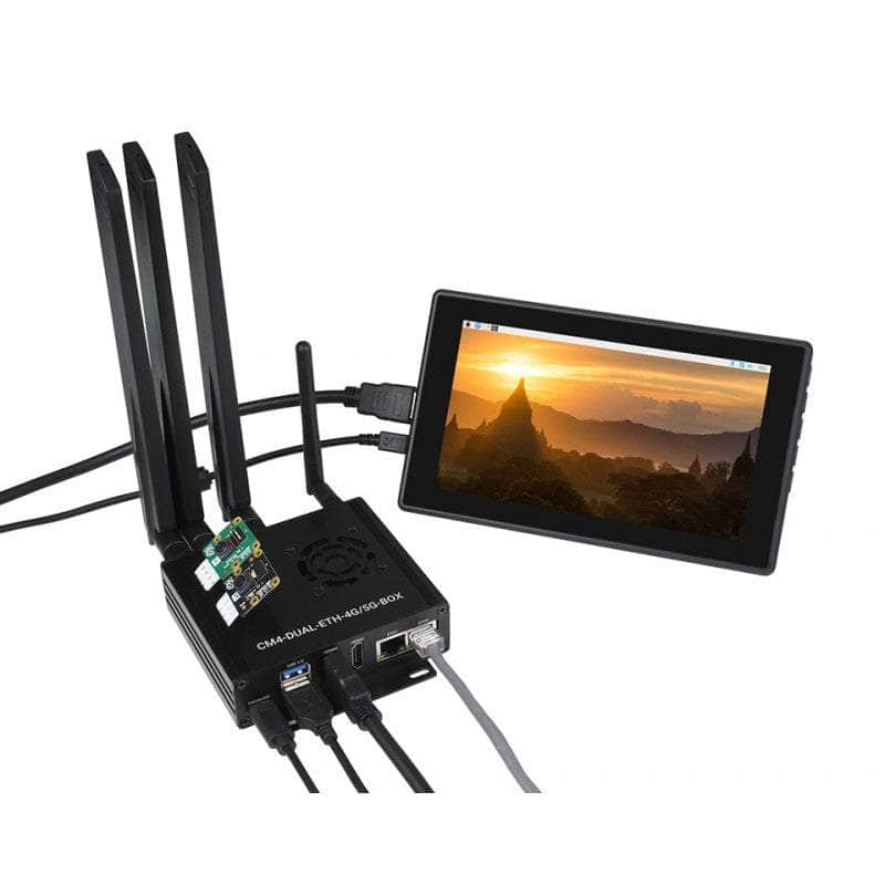 Dual Gigabit Ethernet 5G/4G Raspberry Pi Compute Module 4 with Fan ...