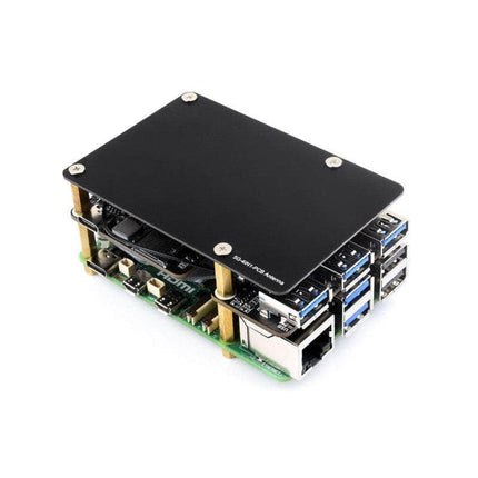 Waveshare Raspberry Pi PCIe to M.2 4G/5G And USB 3.2 HAT for Raspberry Pi 5