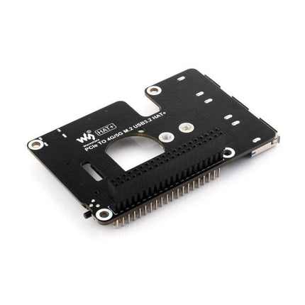 Waveshare Raspberry Pi PCIe to M.2 4G/5G And USB 3.2 HAT for Raspberry Pi 5