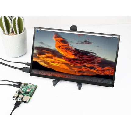 Waveshare Touch Display 13.3 Inch 2K AMOLED Touch Display 2560×1440 Toughened Glass, Metal Case