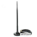 Antenna Antenna WiFi 2.4G/5.8G Dual-Band Magnet Antenna 8dBi SMA Male 2m LMR200 Cable