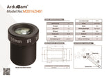 Arducam Camera Arducam 1/2" M12 Mount 16mm Focal Length Camera Lens M2016ZH01