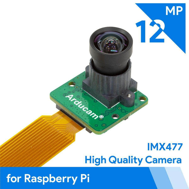 Arducam Camera Arducam 12MP IMX477 Mini HQ Camera for RPi B0262