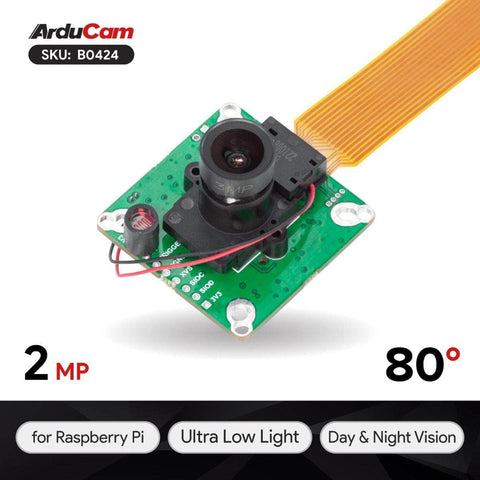 Arducam 2MP Low Light STARVIS IMX290 Motorized IR-CUT Camera B0424