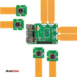 Arducam Camera Arducam 64MP Autofocus Quad-Camera Kit for Raspberry Pi B0402