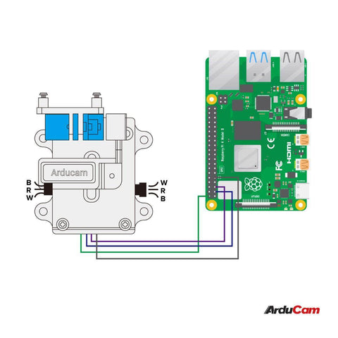 Pan Tilt Camera Kit Raspberry Pi Arducam 64MP Camera and Pan-Tilt Kit for Raspberry Pi