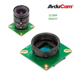 Arducam Camera Arducam HQ Camera 12.3MP IMX477 6mm CS-Mount Lens Raspberry Pi B0249