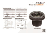 Arducam Camera Arducam M12 Mount 1.56mm Focal Length Camera Lens M25156H14