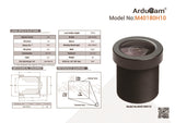 Arducam Camera Arducam M12 Mount Camera Lens M40180H10