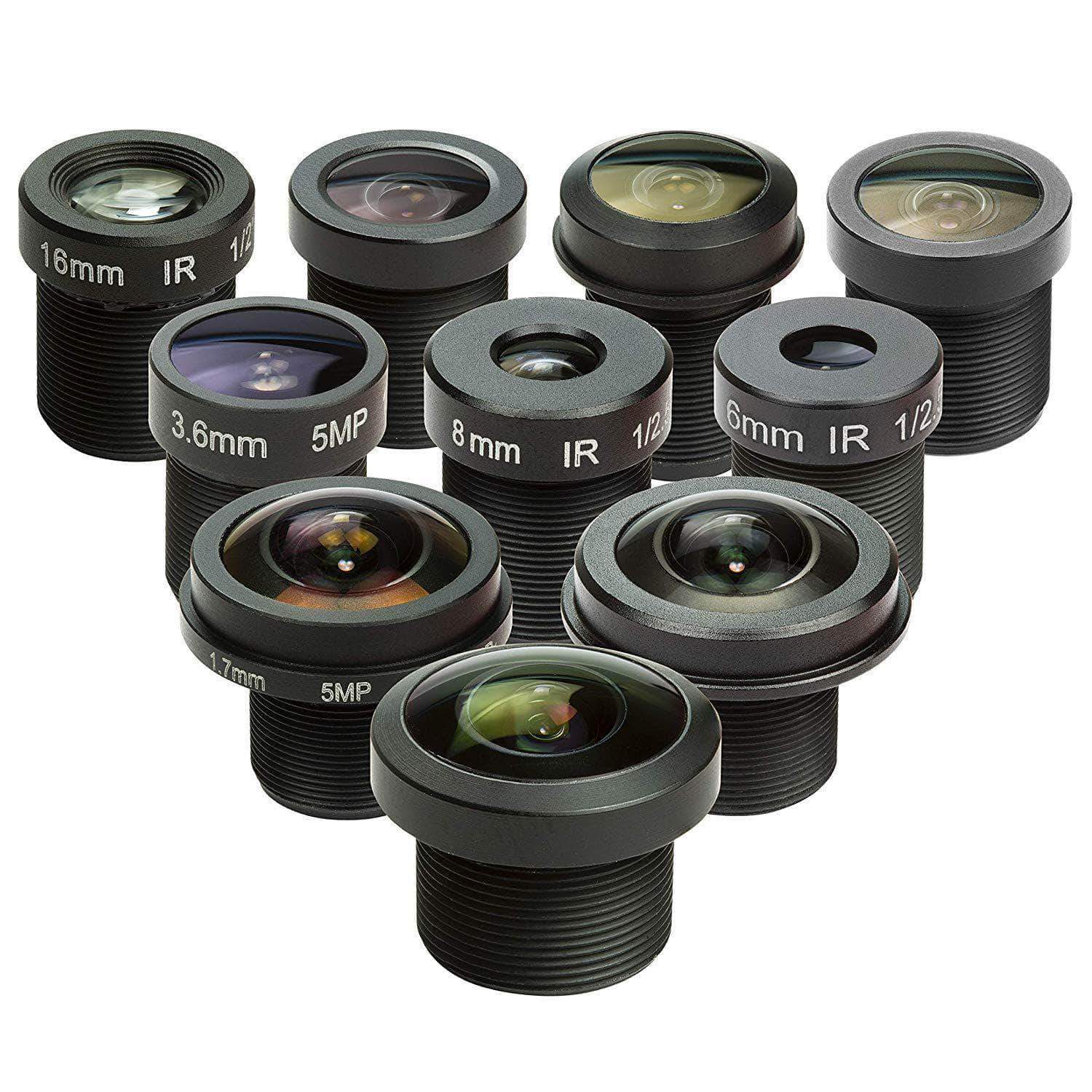 Arduino Camera Module Lens Arducam M12 Mount Lens Kit for Raspberry Pi and Arduino Cameras (LK001 ...