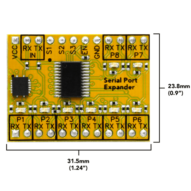 Atlas Scientific Water Quality 8:1 Serial Port Expander - Atlas Scientific