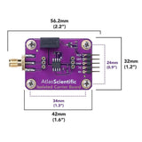 Atlas Scientific Water Quality ISCCB-2 Electrically Isolated EZO Carrier Board - Atlas Scientific