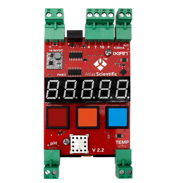 Atlas Scientific Water Quality IXIAN™ pH Transmitter - Atlas Scientific