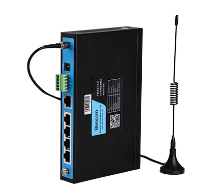 Bivocom IoT Comms Industrial 4G LTE Cellular WiFi Router 4-LAN - TR341 Series (AU Freq.)