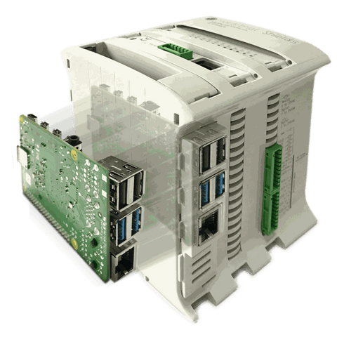 Industrial Raspberry Pi 4B PLC CPU Expandable I/Os (Pi included)