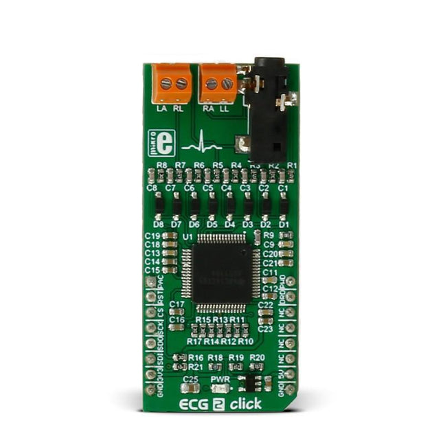 MikroElektronika Click Sensors ECG 2 Click - MikroElektronika ECG Heart Health Tracking