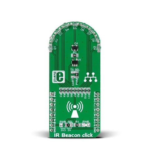 MikroElektronika Click Sensors IR Beacon Click - MikroElektronika Nine Infrared Emitting Diodes