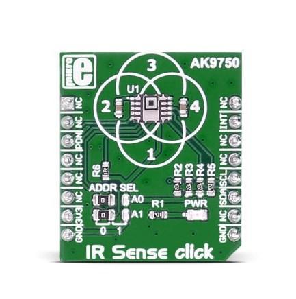 MikroElektronika Click Sensors IR Sense click - MikroElektronika Compact Infrared-Ray (IR) Sensor